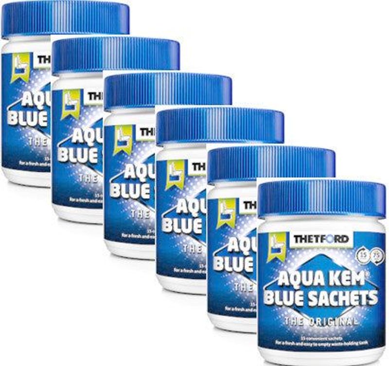 Thetford Blue Sachets -  Kartongpris - bestselger for camping og bobil