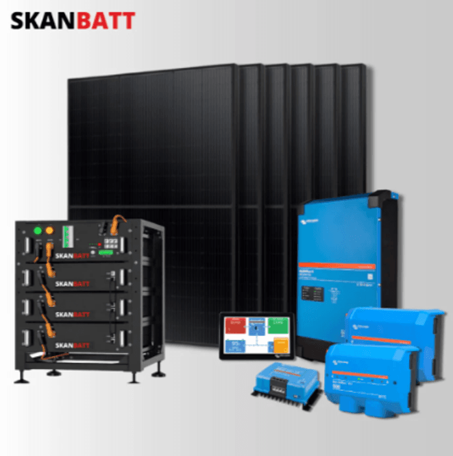 Hovedbilde SKANBATT Kraftpakke - 48V / 20kWh Lithium m/ Heat ...