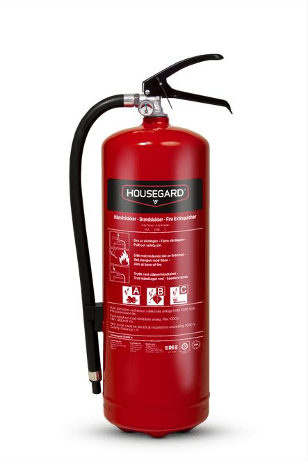 Hovedbilde Housegard Brannslukker Pulver 6kg 55A 