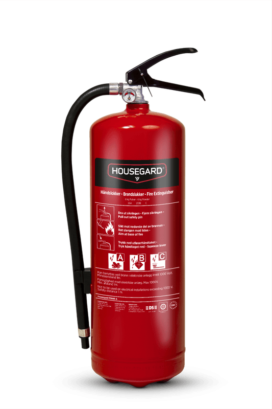 Housegard Brannslukker Pulver 6kg 55A 