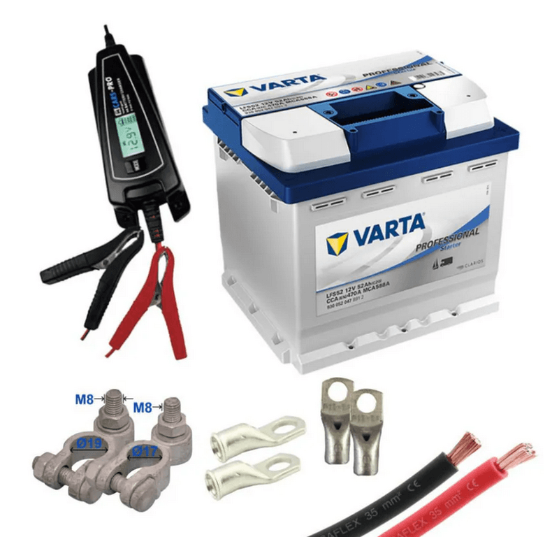 Batteripakke til bensin aggregat standard