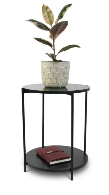 Hovedbilde Day sidebord svart Ø40 H50cm