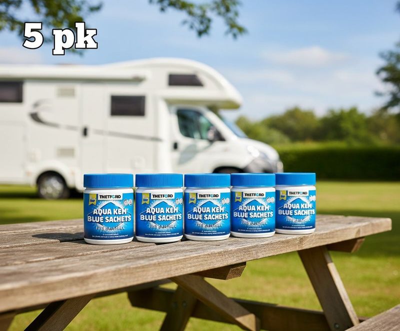 Pakkepris på Thetford Aqua Blue Sachets 75 stk - sanitærmiddel til bobil og campingvogn
