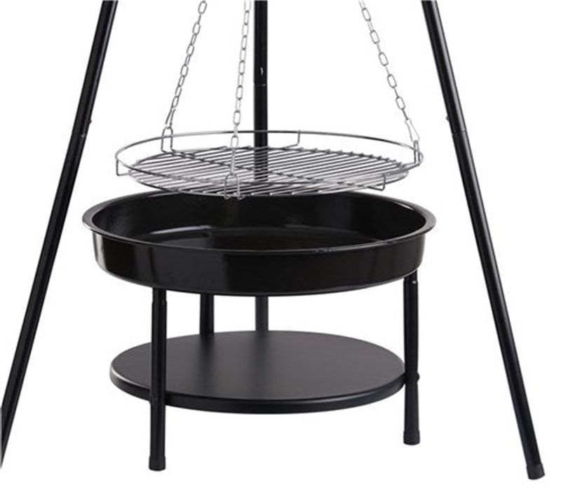 Bålpanne TRIPOD 52CM m/grillrist