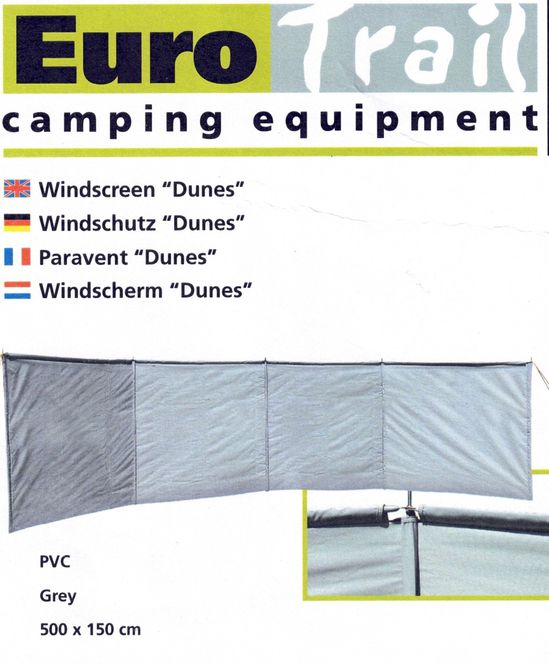 Hovedbilde Dunes levegg av solid PVC stoff - Stabil og solid ...