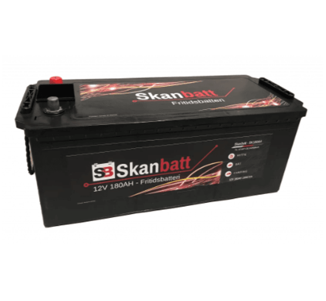 Hovedbilde SKANBATT Fritidsbatteri 12V 180AH 1000CCA ...